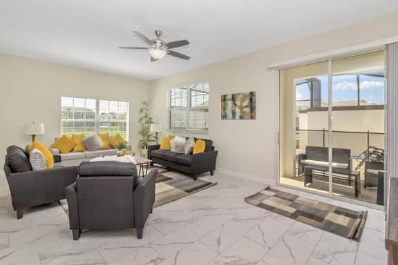 Luxury 5 BDRM Championsgate pool, water park, BBQ