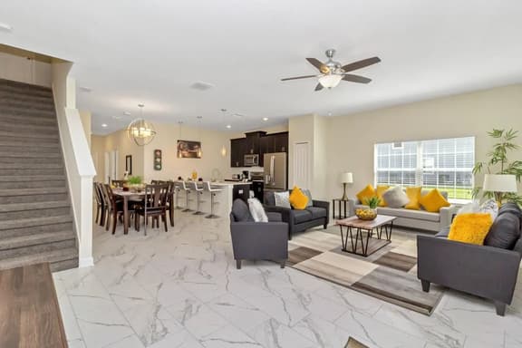 Luxury 5 BDRM Championsgate pool, water park, BBQ